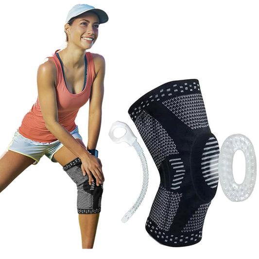 Teejay11 Knee Braces for Men & Women, Knee Support Brace for Arthritis Pain Relief, Compression Knee Sleeve for Joint Support, Injury Recovery, Running, Weightlifting, Basketball, Sports & Work (Small Size)