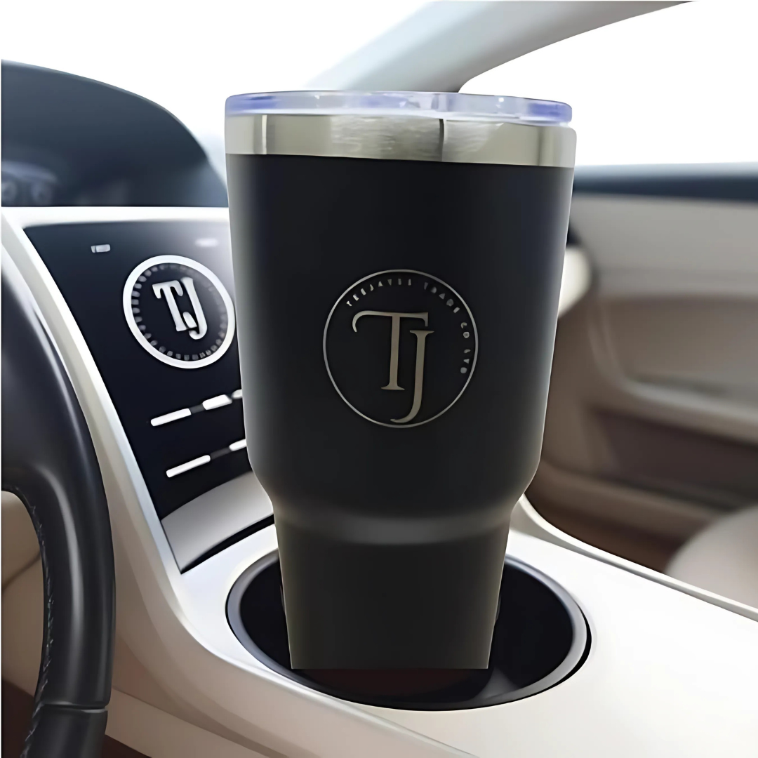 Teejay11 30 oz Stainless Steel Travel Mug with Lid Double Wall Vacuum Insulated Coffee Tumblers Keeps Drinks Hot or Cold 30oz Tumbler Ideal for Water,Ice Coffee, Tea, Smoothie & More