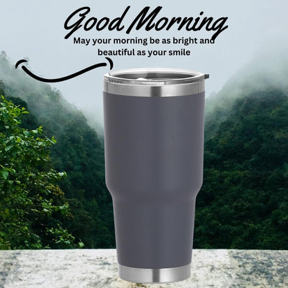 Teejay11 30 oz Stainless Steel Travel Mug with Lid Double Wall Vacuum Insulated Coffee Tumblers Keeps Drinks Hot or Cold 30oz Tumbler Ideal for Water,Ice Coffee, Tea, Smoothie & More
